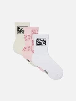 Sokken Disney's Mickey Mouse X Keith Haring, 3 Paar
