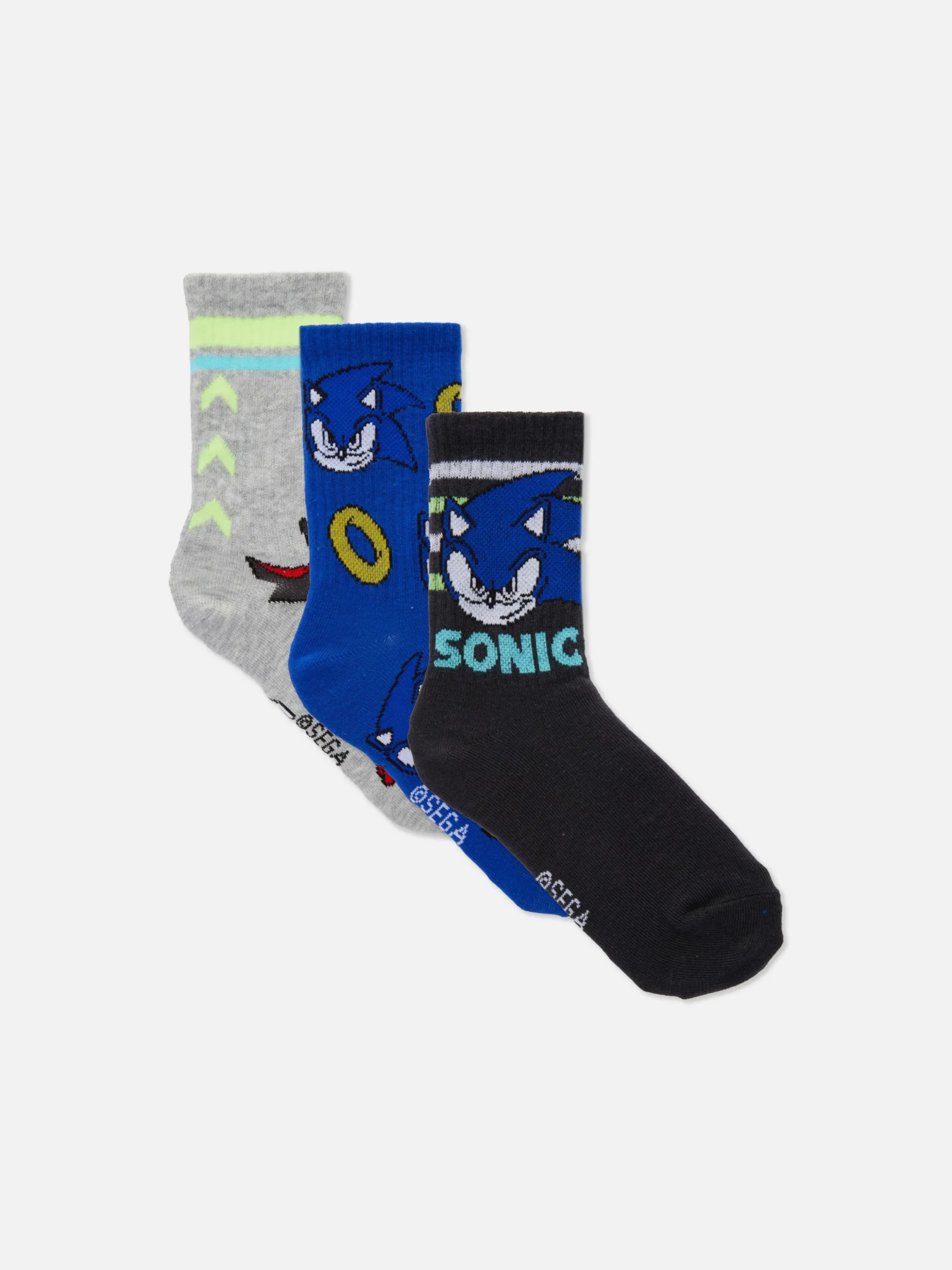 Sokken Sonic The Hedgehog, Set Van 3