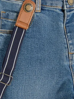 Spijkerbroek Met Bretels