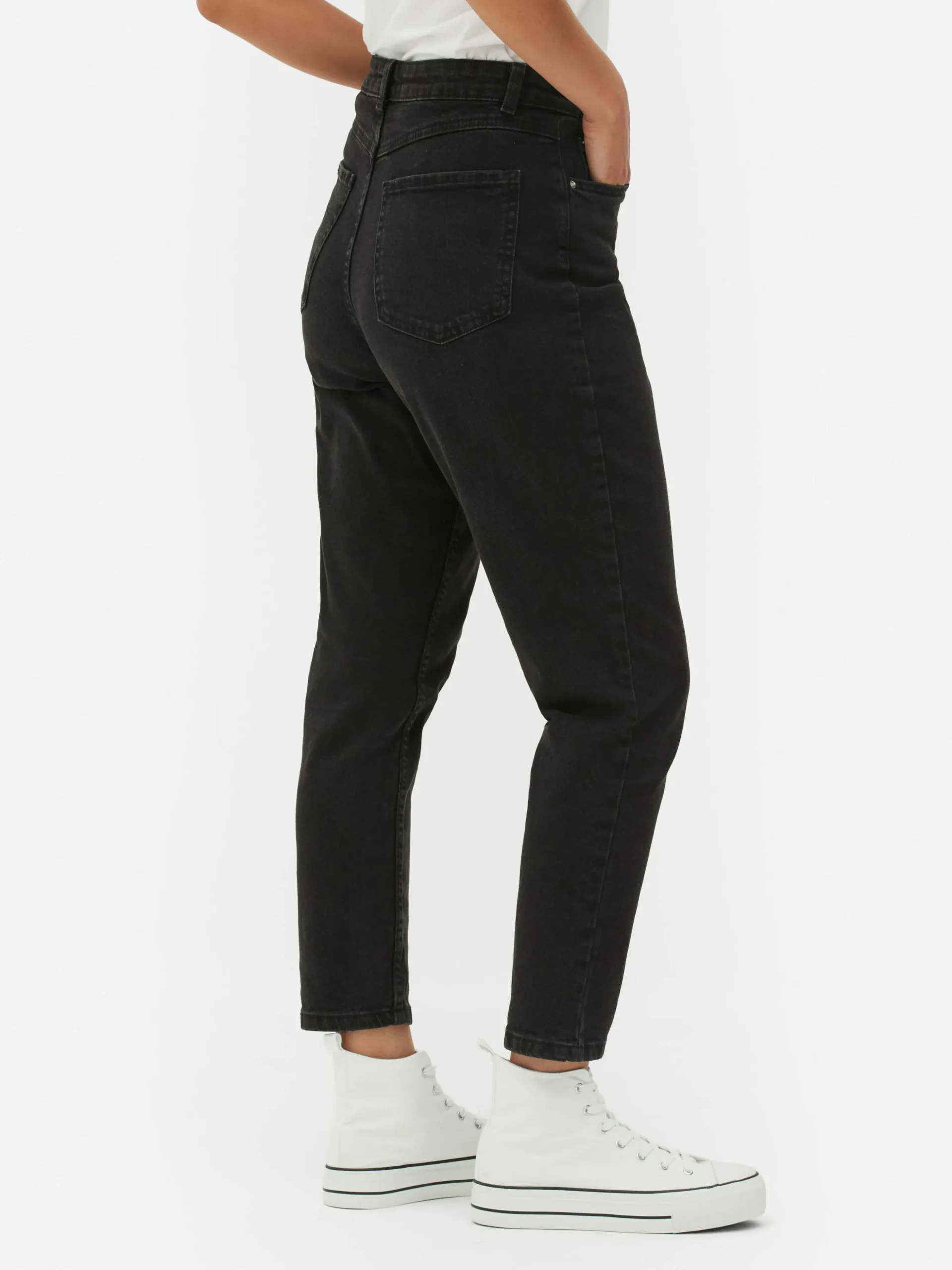 Spijkerbroek Met Hoge Taille
