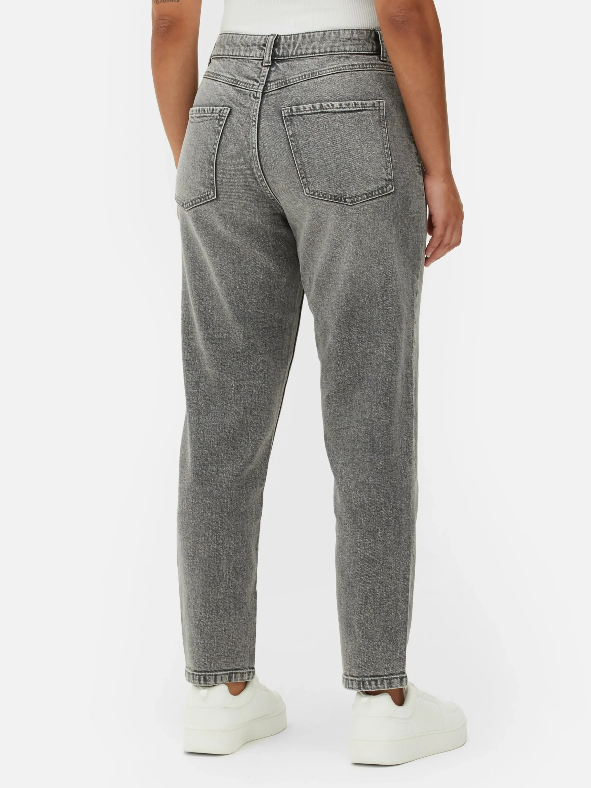 Spijkerbroek Met Hoge Taille