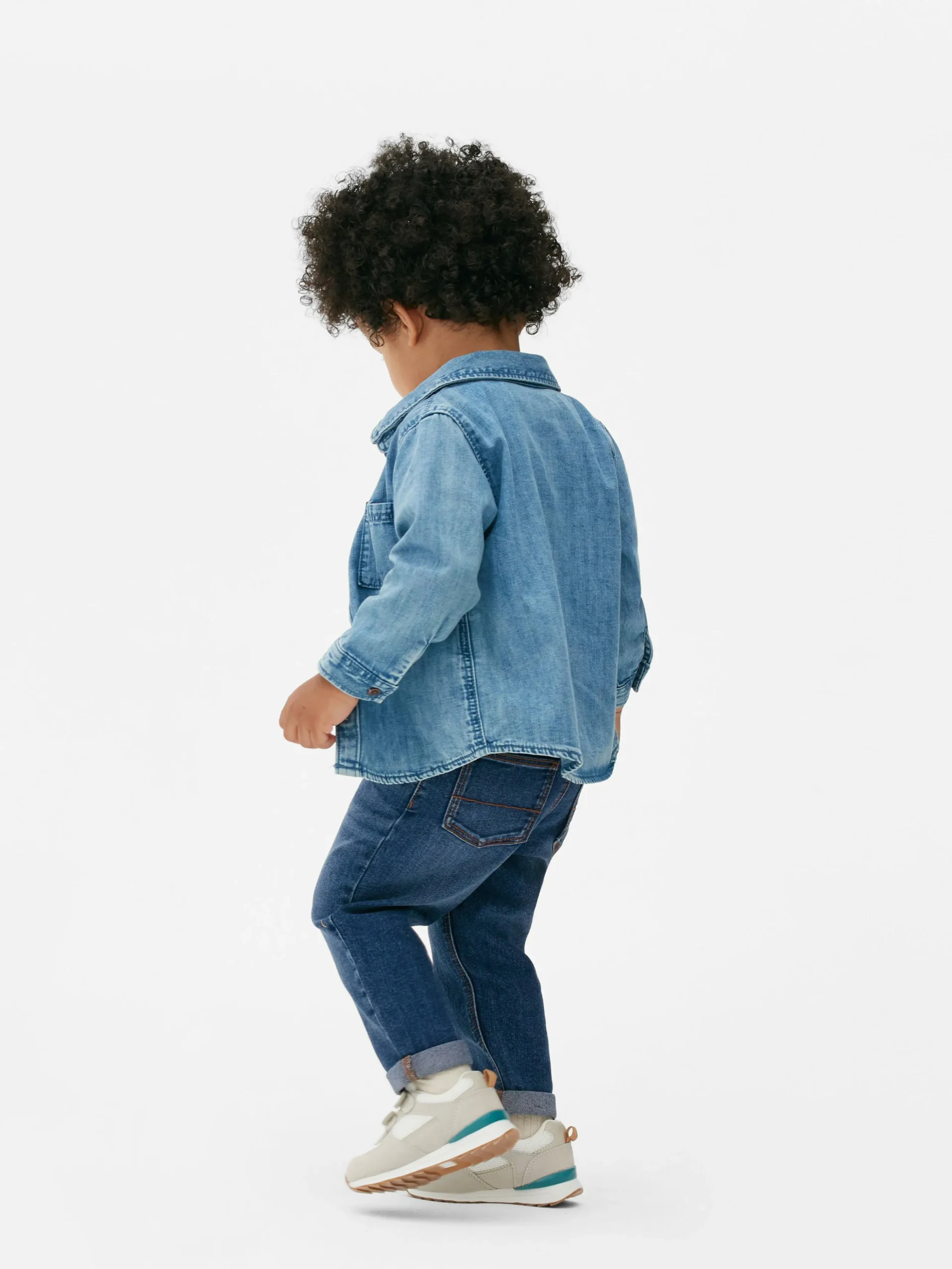Spijkerbroek Met Omslag