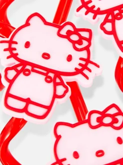 Spiraalvormige Rietjes Hello Kitty, Set Van 4
