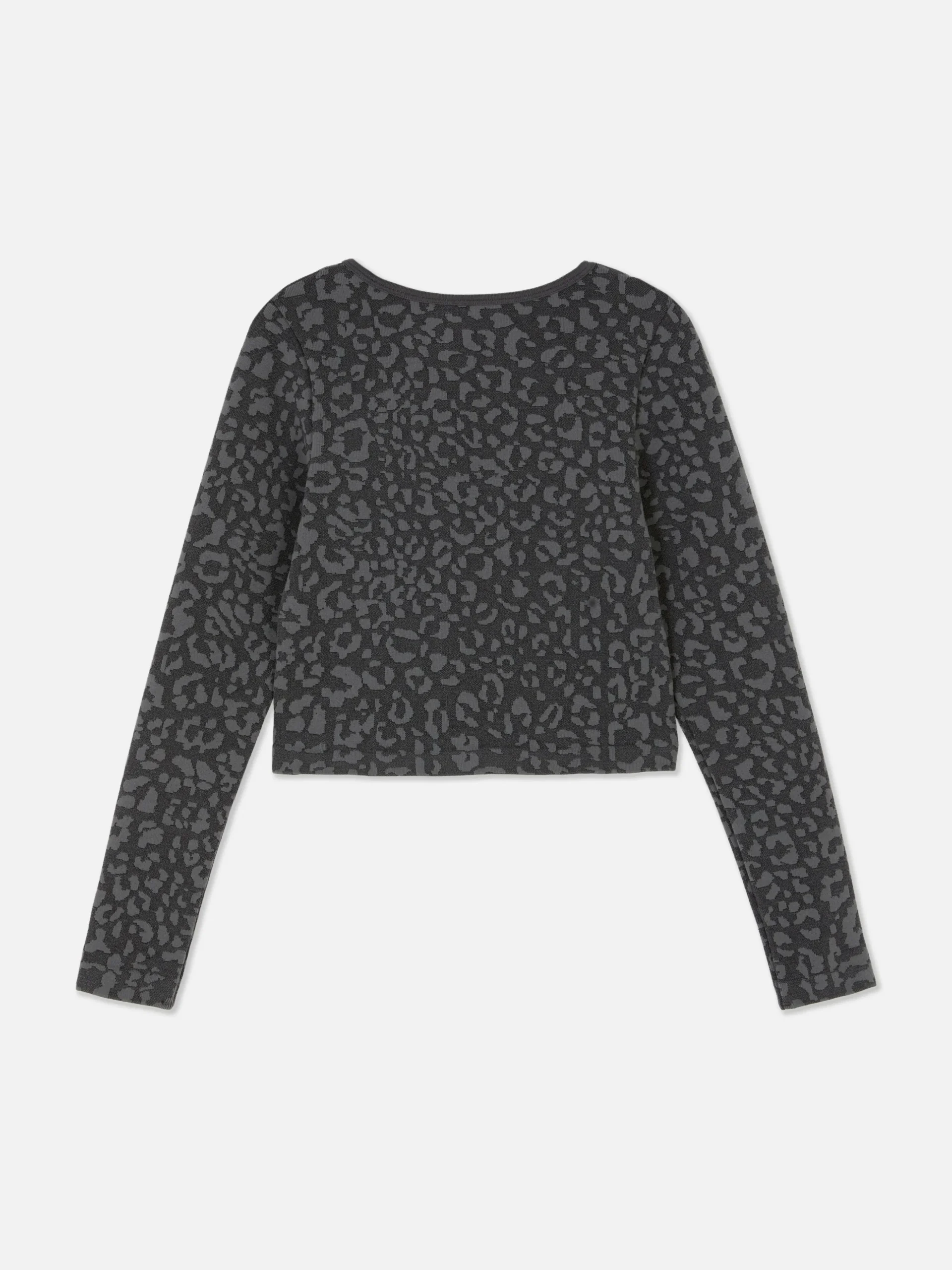 Sportieve Top Met Luipaardprint