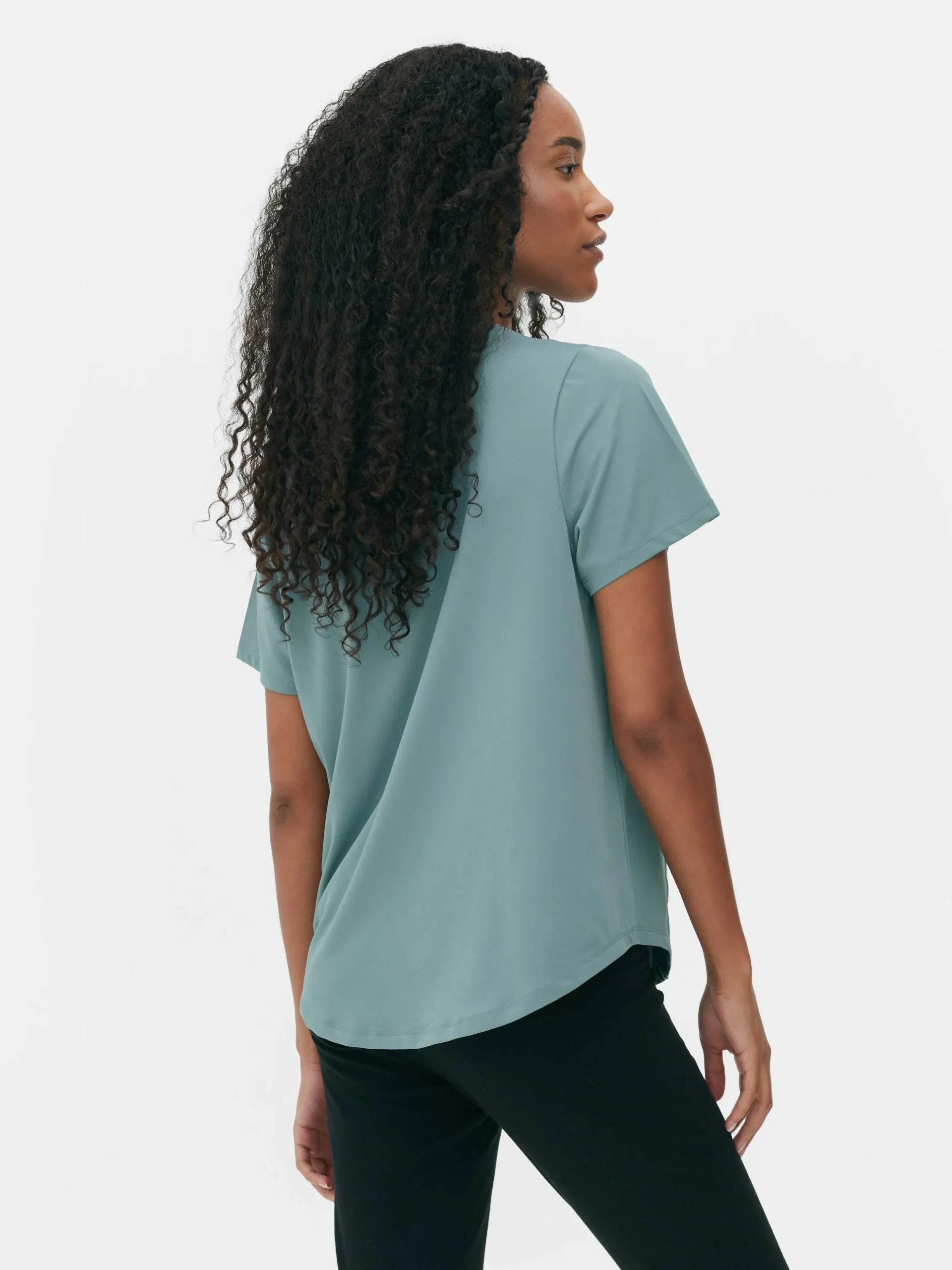 Sportshirt Met Ronde Hals