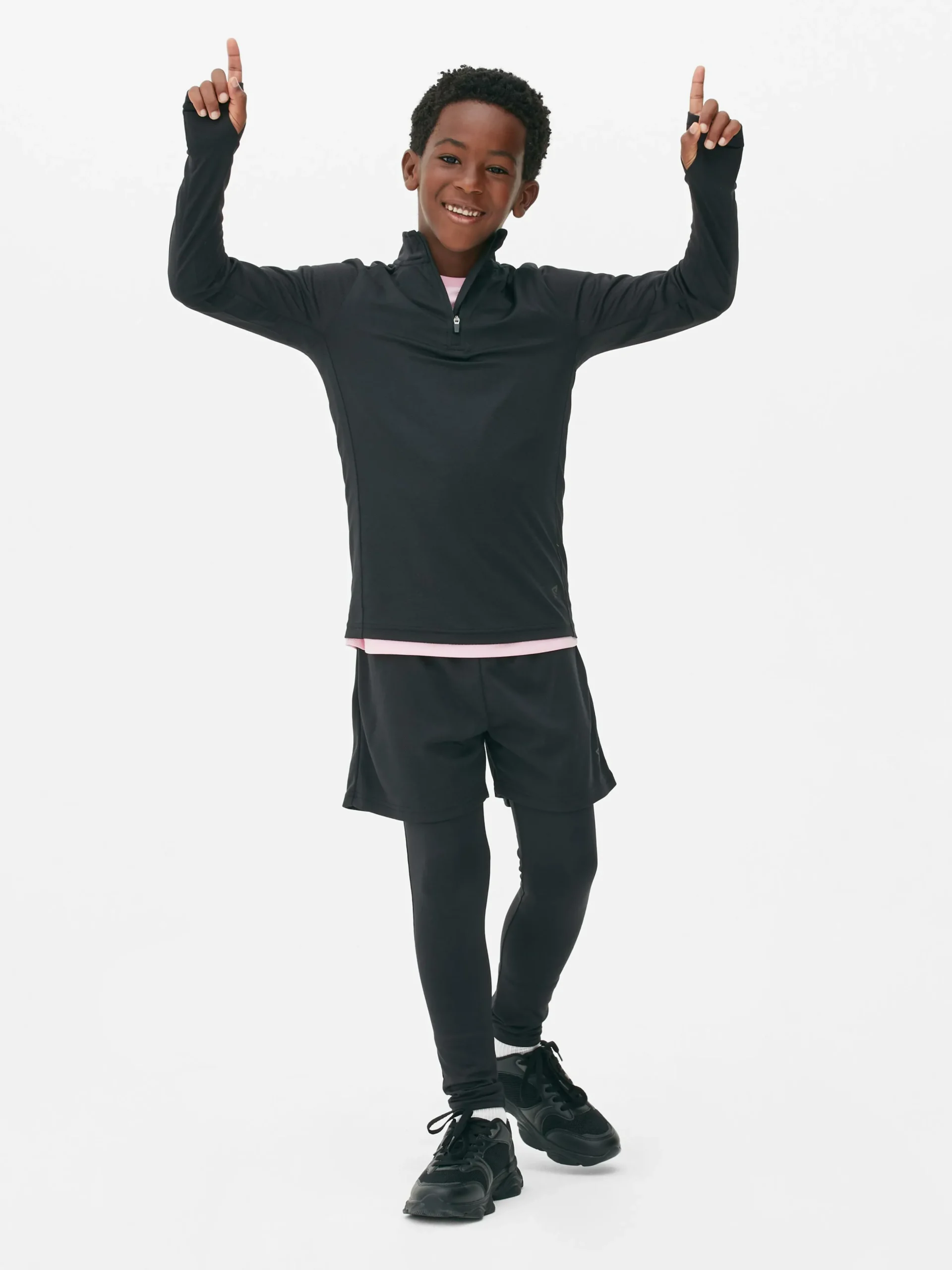 Sportsweatshirt Met Kwartrits