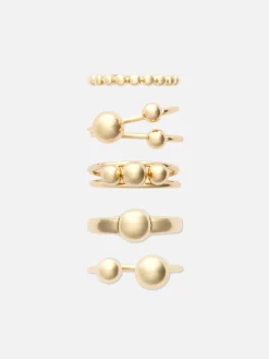 Stapelbare Bolvormige Ringen, Set Van 5