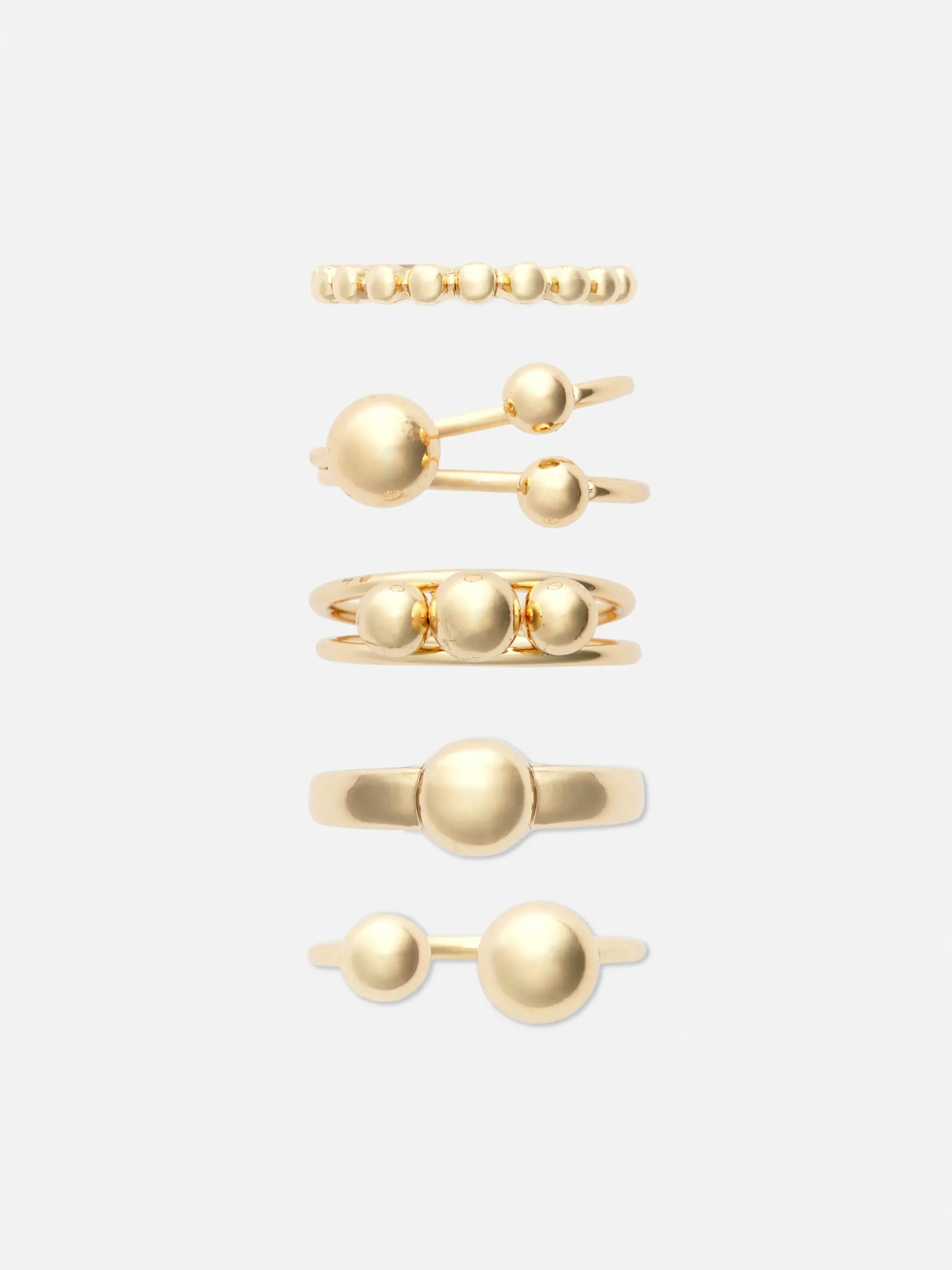 Stapelbare Bolvormige Ringen, Set Van 5