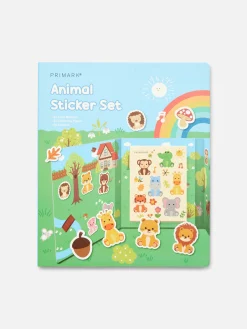 Sticker- En Speelset Met Dieren
