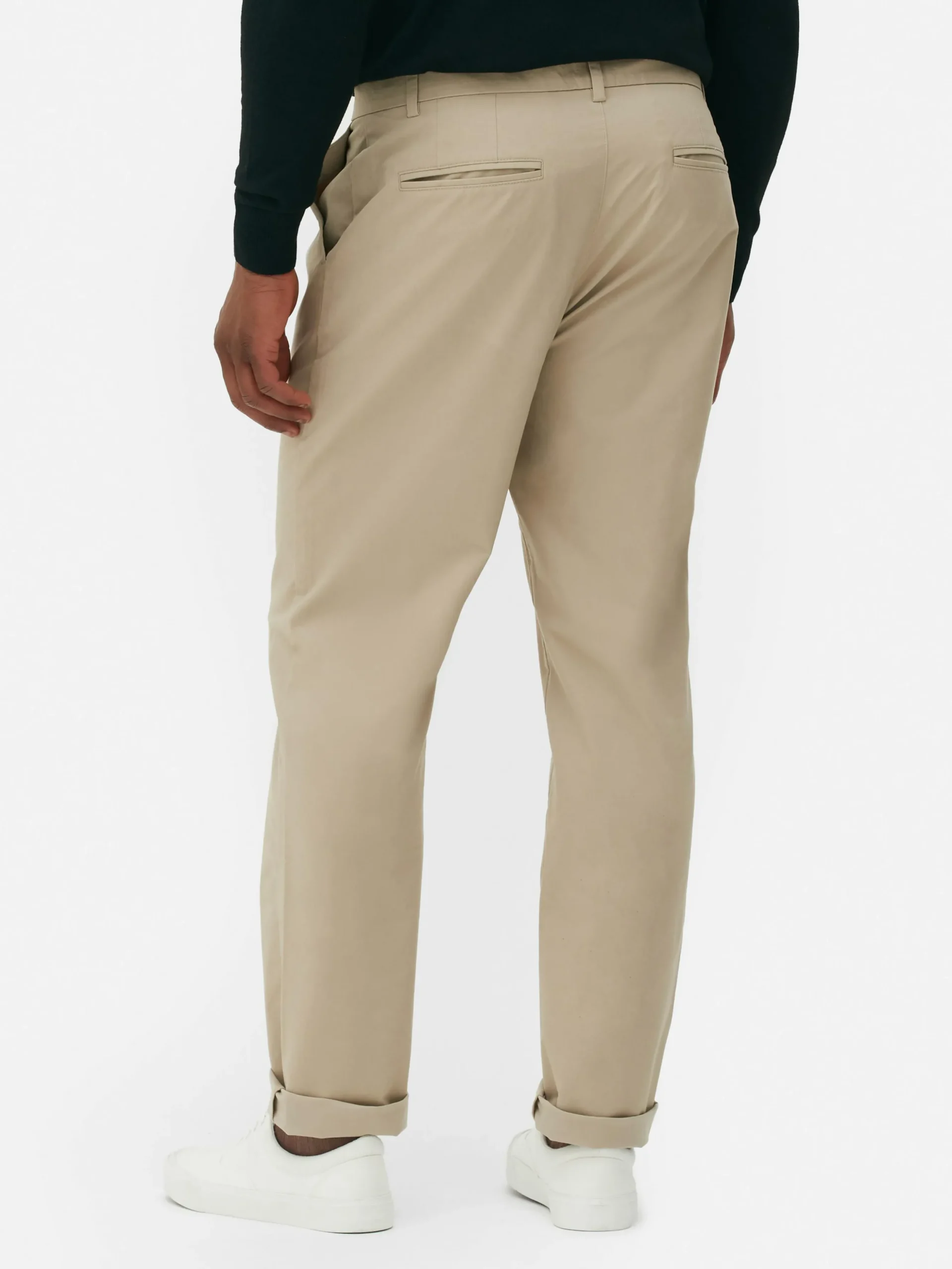 Stretch Chino Met Rechte Pijpen