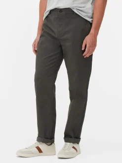 Stretch Chino Met Rechte Pijpen