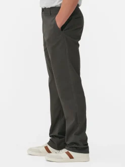 Stretch Chino Met Rechte Pijpen