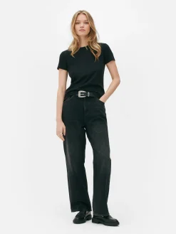 Stretch T-shirt Met Korte Mouwen