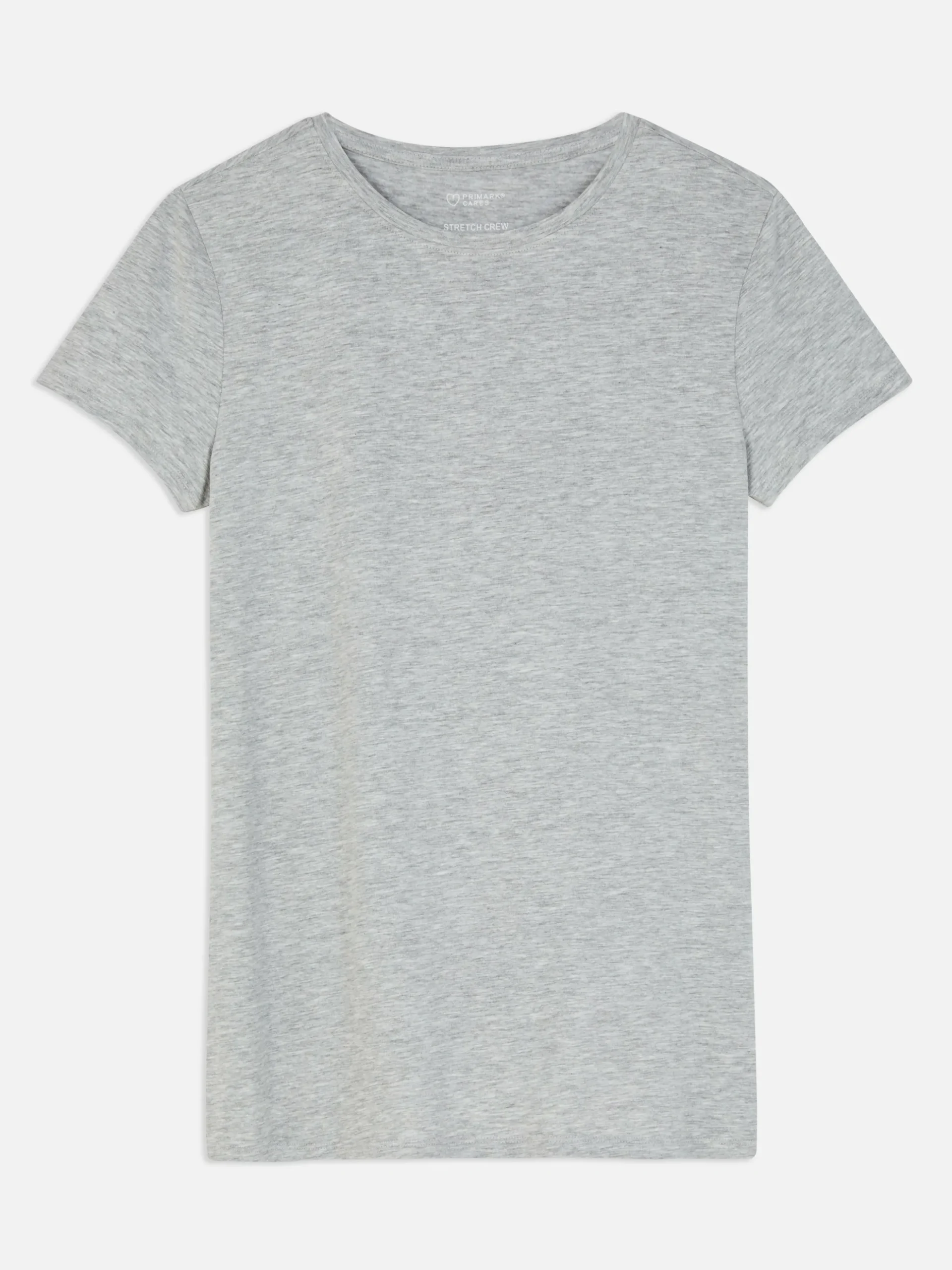 Stretch-T-shirt Met Ronde Hals