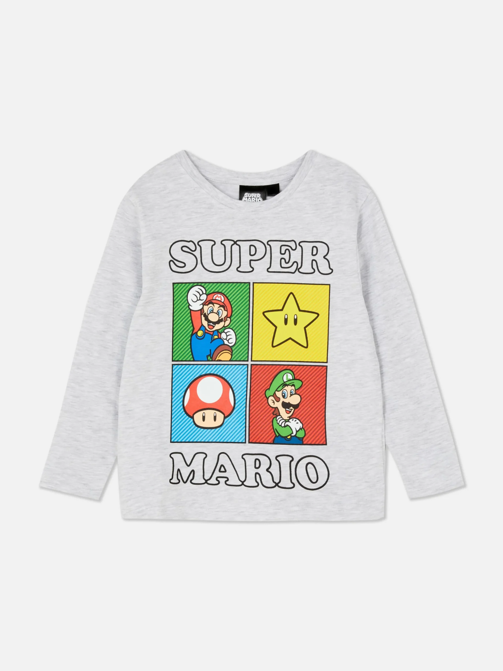 Super Mario Bros. T-shirt Met Lange Mouwen