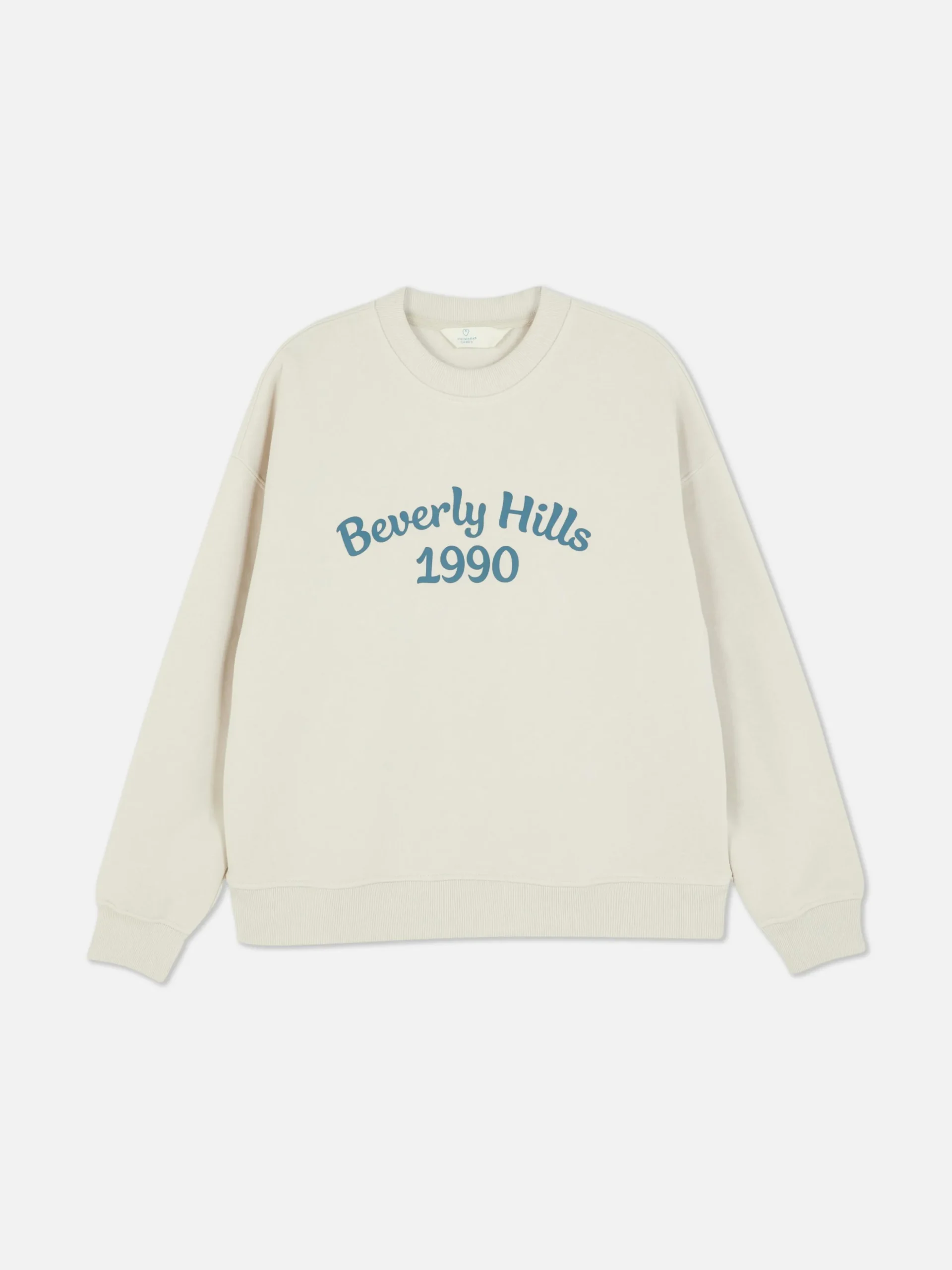 Sweater Met Tekst En Ronde Hals