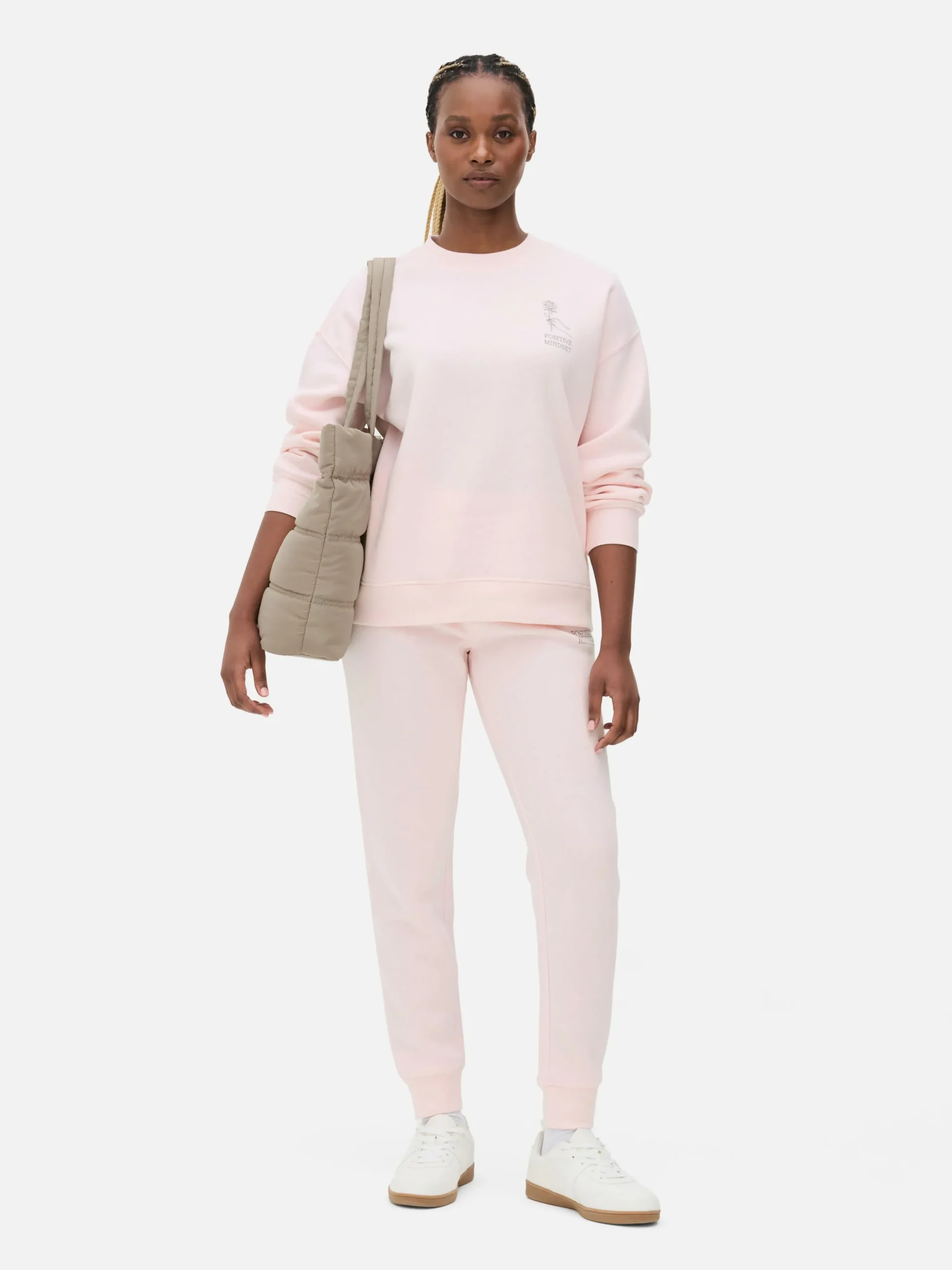 Sweater Met Tekst En Ronde Hals
