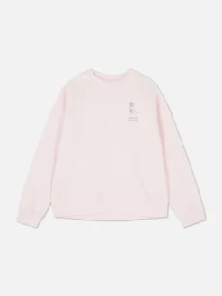 Sweater Met Tekst En Ronde Hals