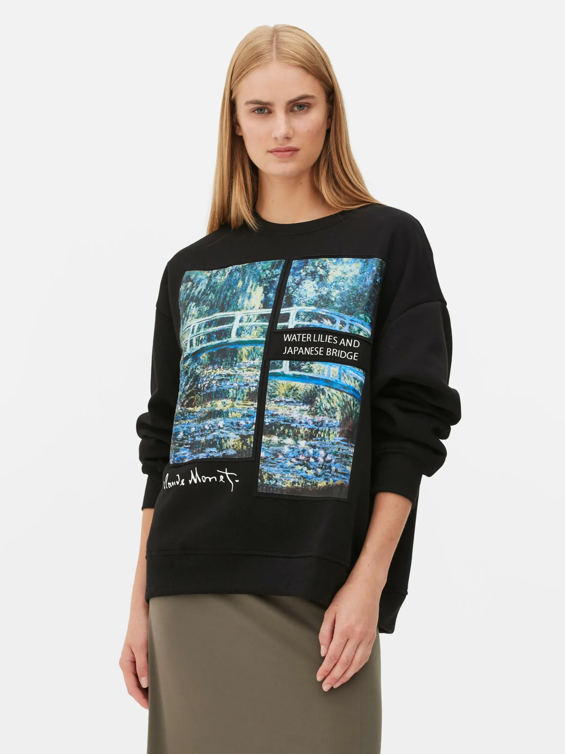 Sweatshirt Claude Monet Waterlelies