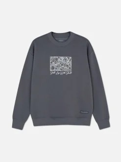 Sweatshirt Cézanne Stilleven-met-schedelprint