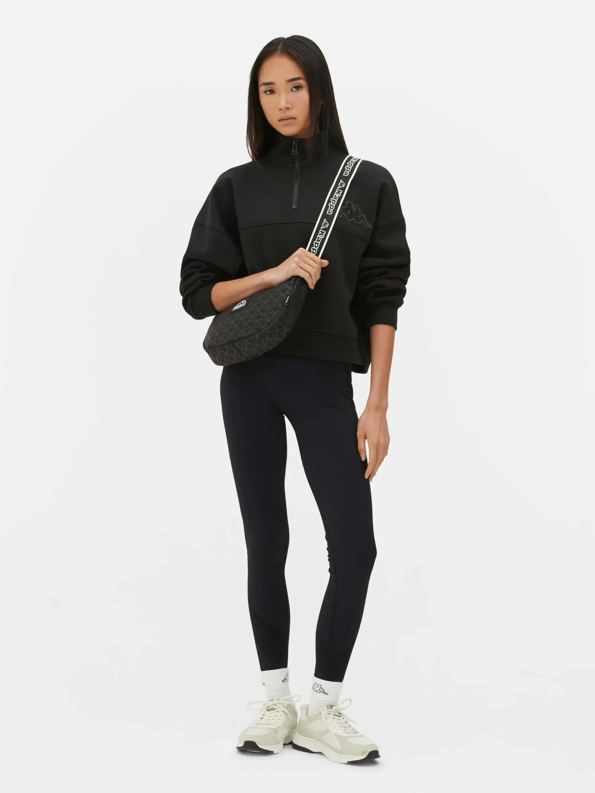 Sweatshirt Met Halve Rits Kappa X Primark