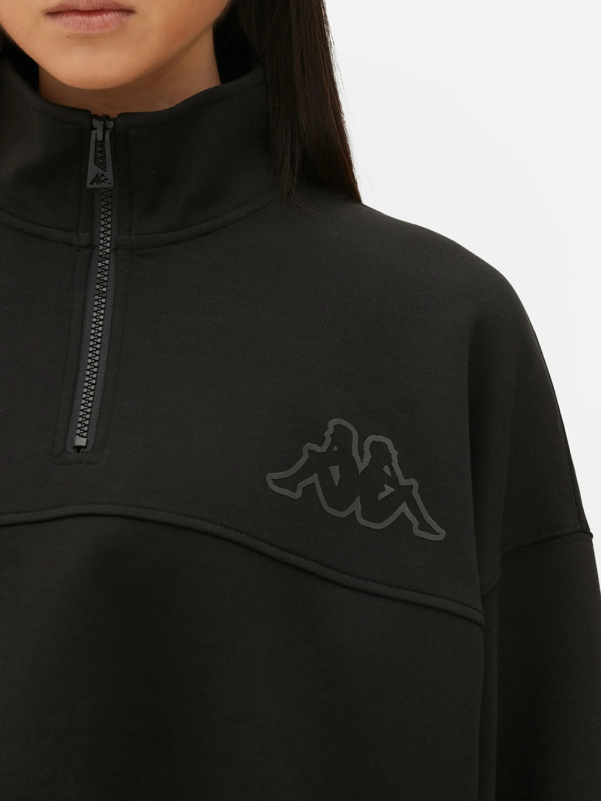 Sweatshirt Met Halve Rits Kappa X Primark