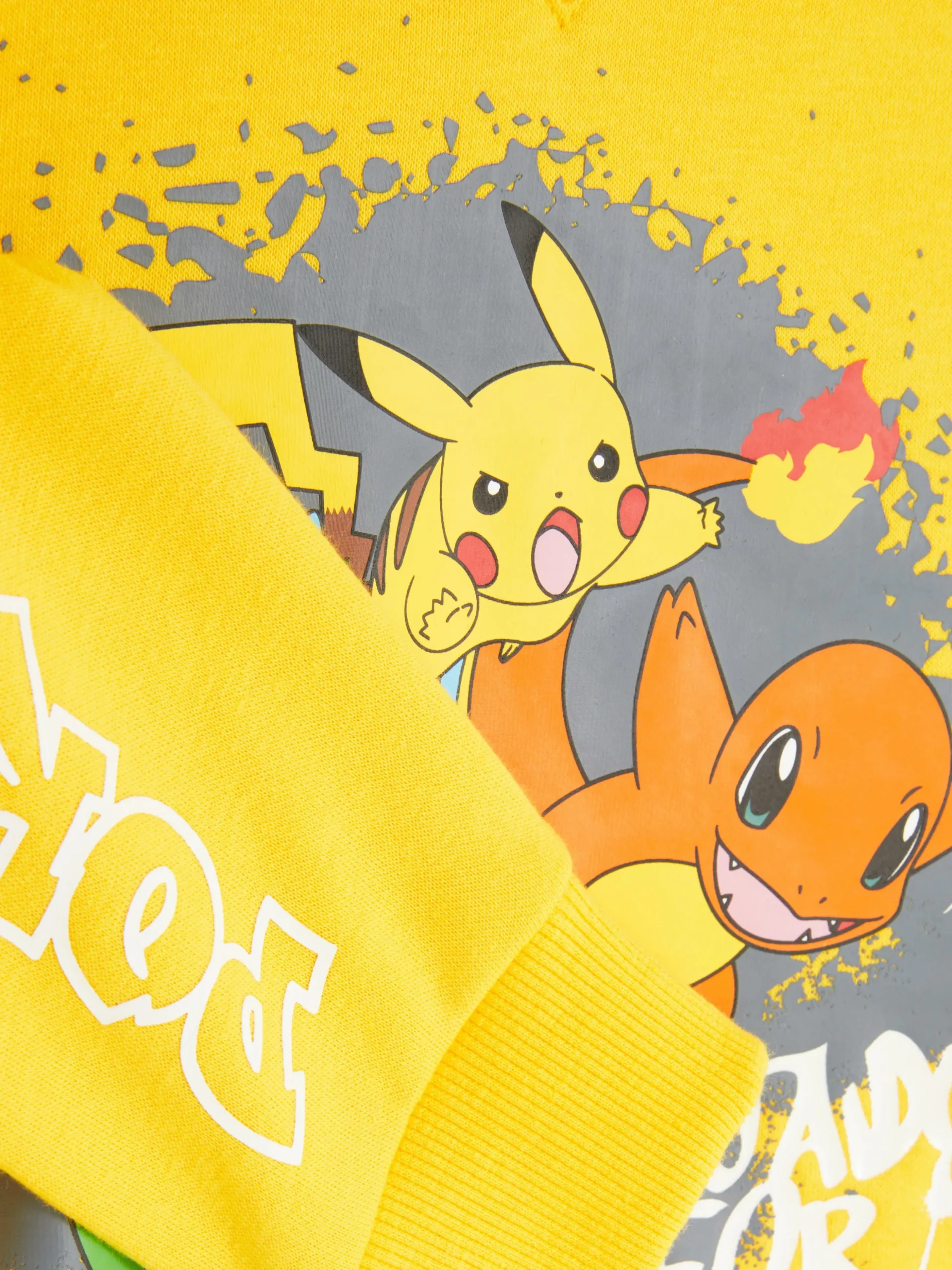 Sweatshirt Met Pokémon-graffitiprint