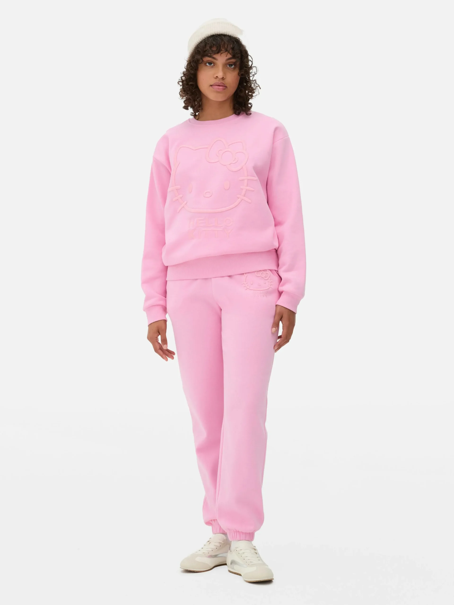 Sweatshirt Met Print En Borduursel Hello Kitty
