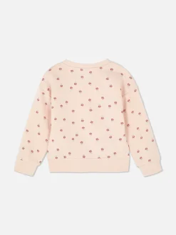 Sweatshirt Met Print En Ronde Hals