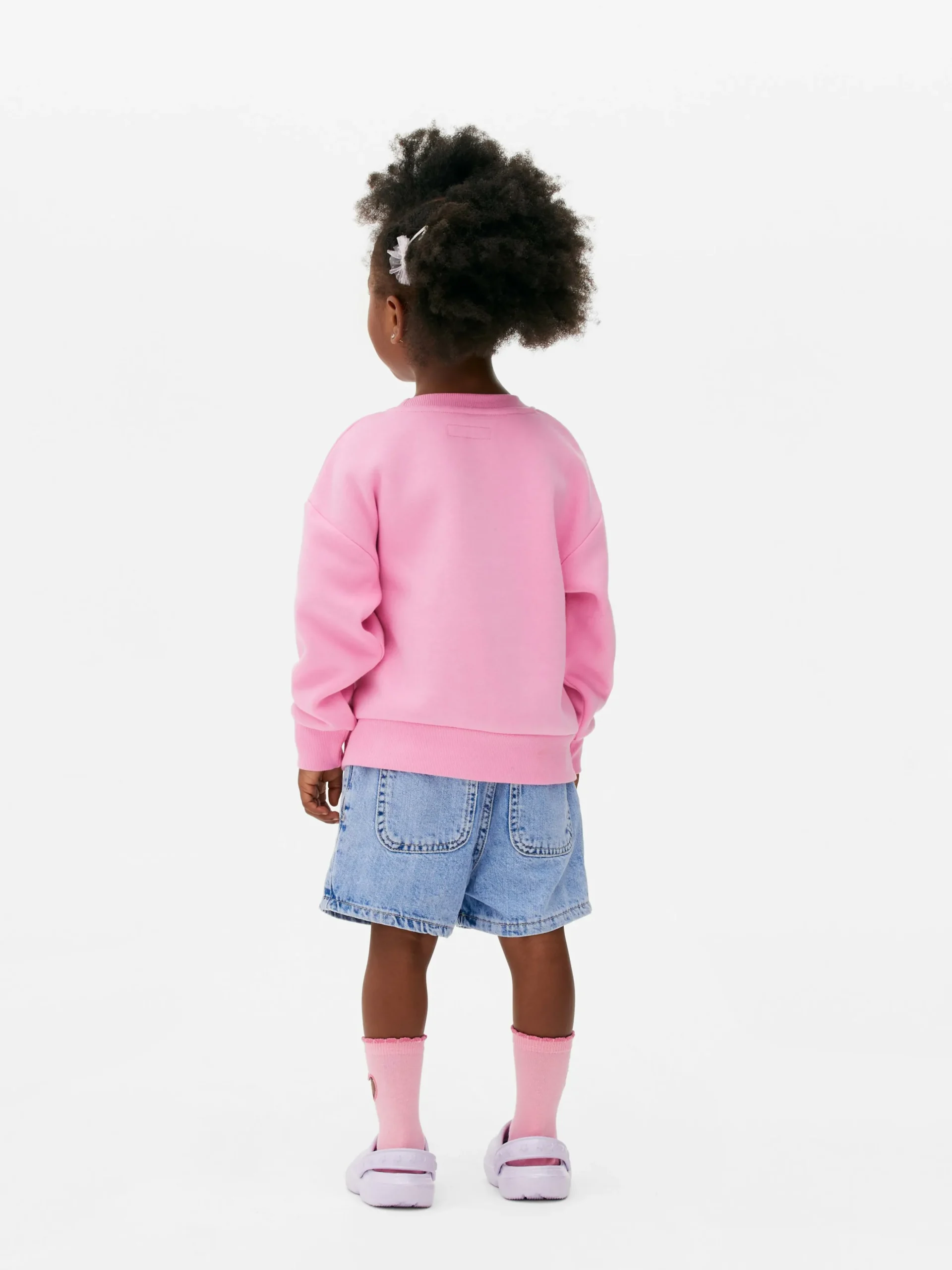 Sweatshirt Met Print En Ronde Hals