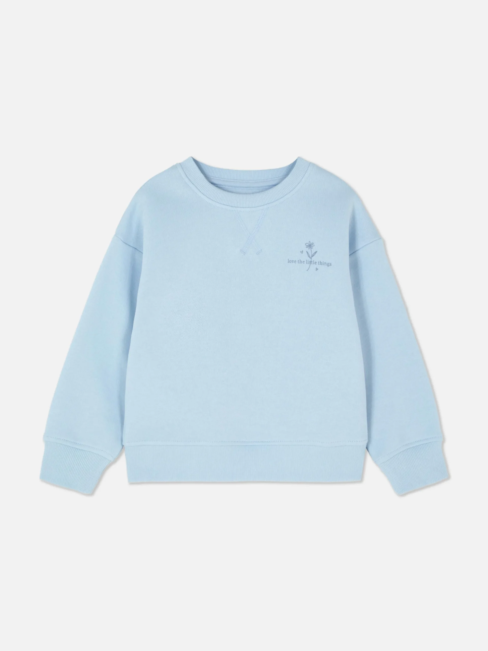 Sweatshirt Met Print En Ronde Hals
