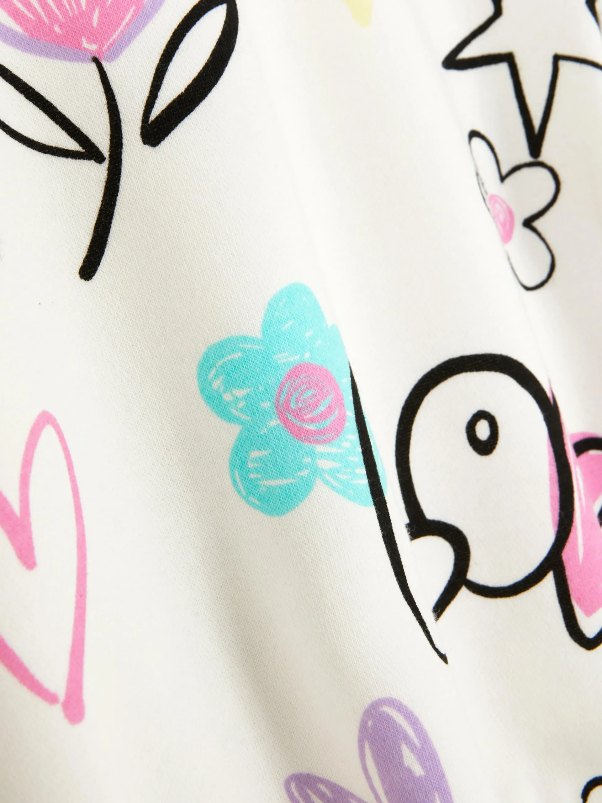 Sweatshirt Met Print En Ronde Hals