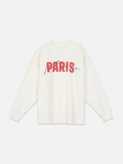 Sweatshirt Met Print Paris