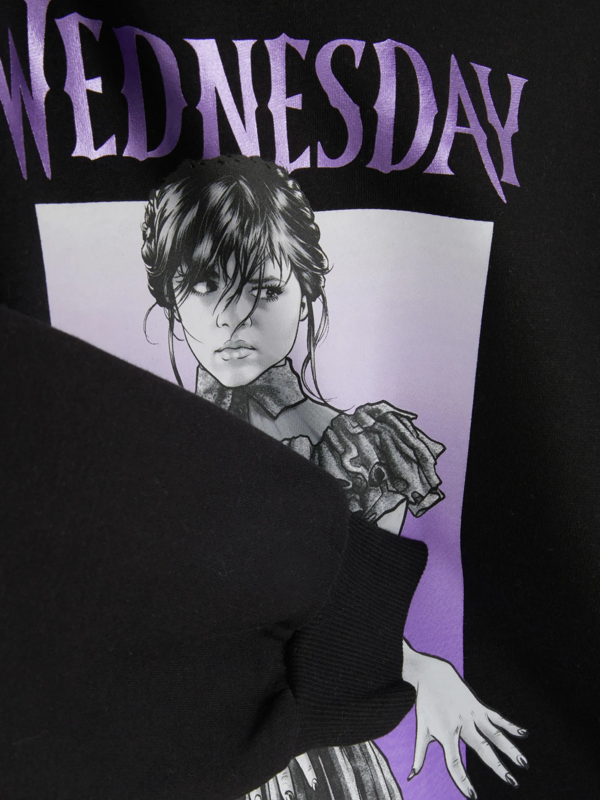 Sweatshirt Met Print Wednesday Addams