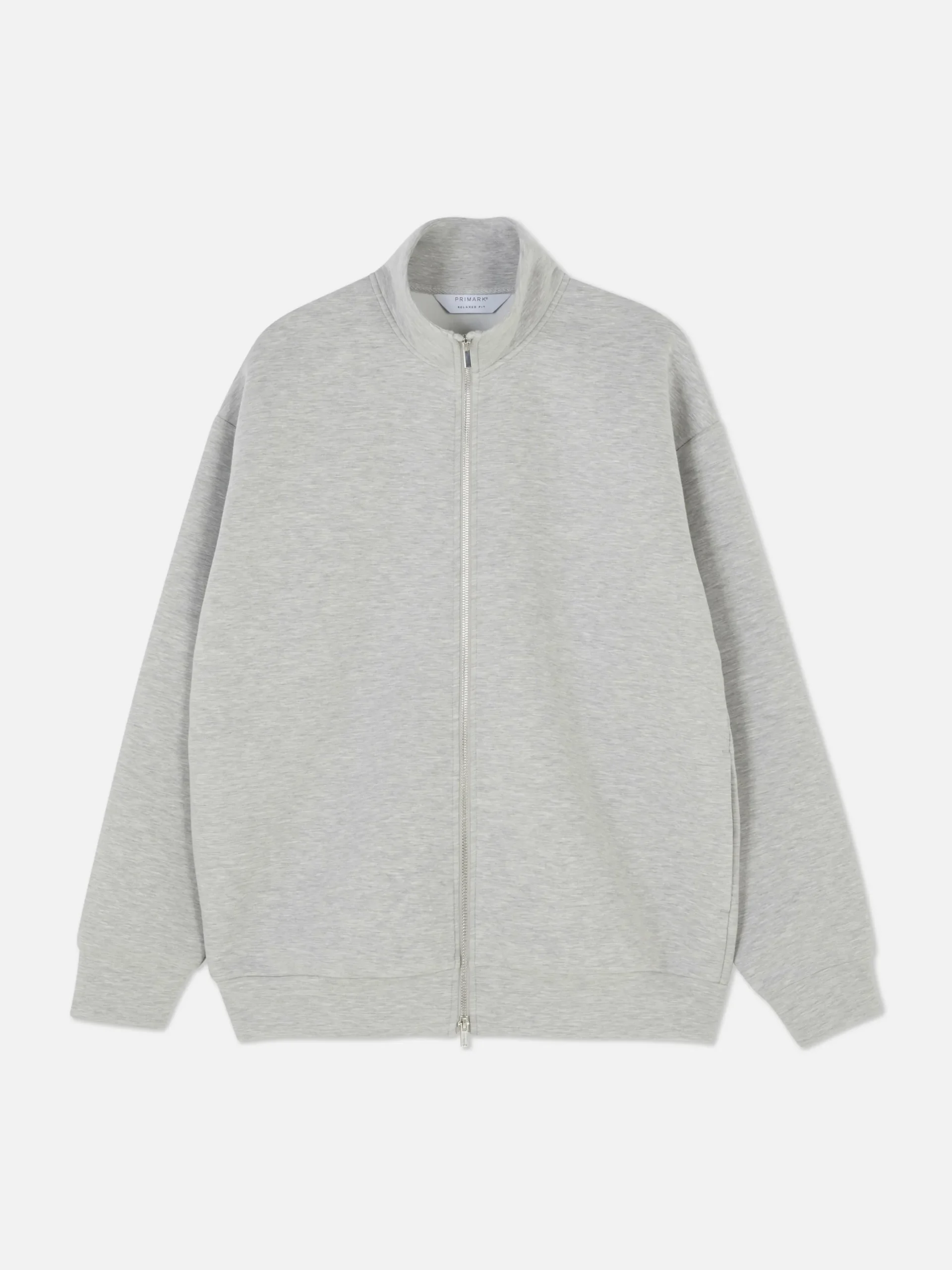 Sweatshirt Met Rits En Opstaande Kraag Kem