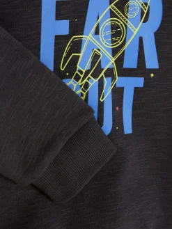 Sweatshirt Met Ronde Hals