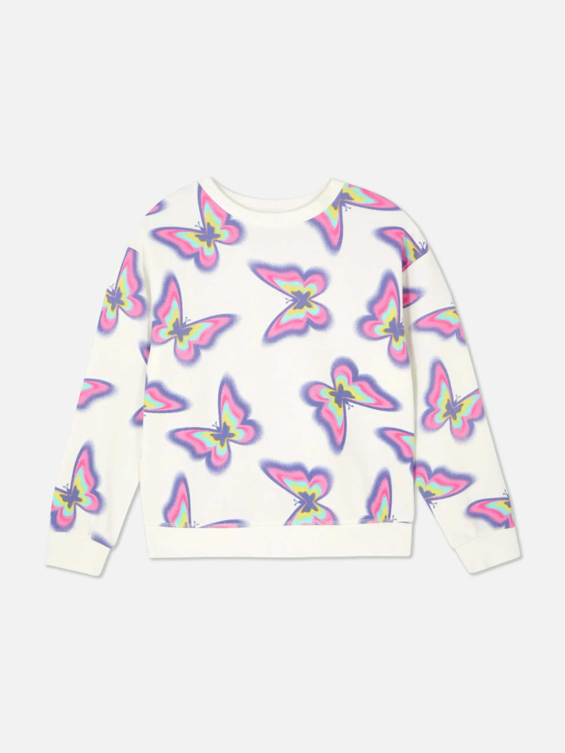 Sweatshirt Met Ronde Hals