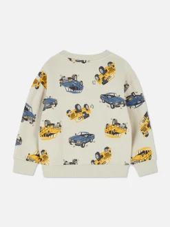 Sweatshirt Met Ronde Hals En Print