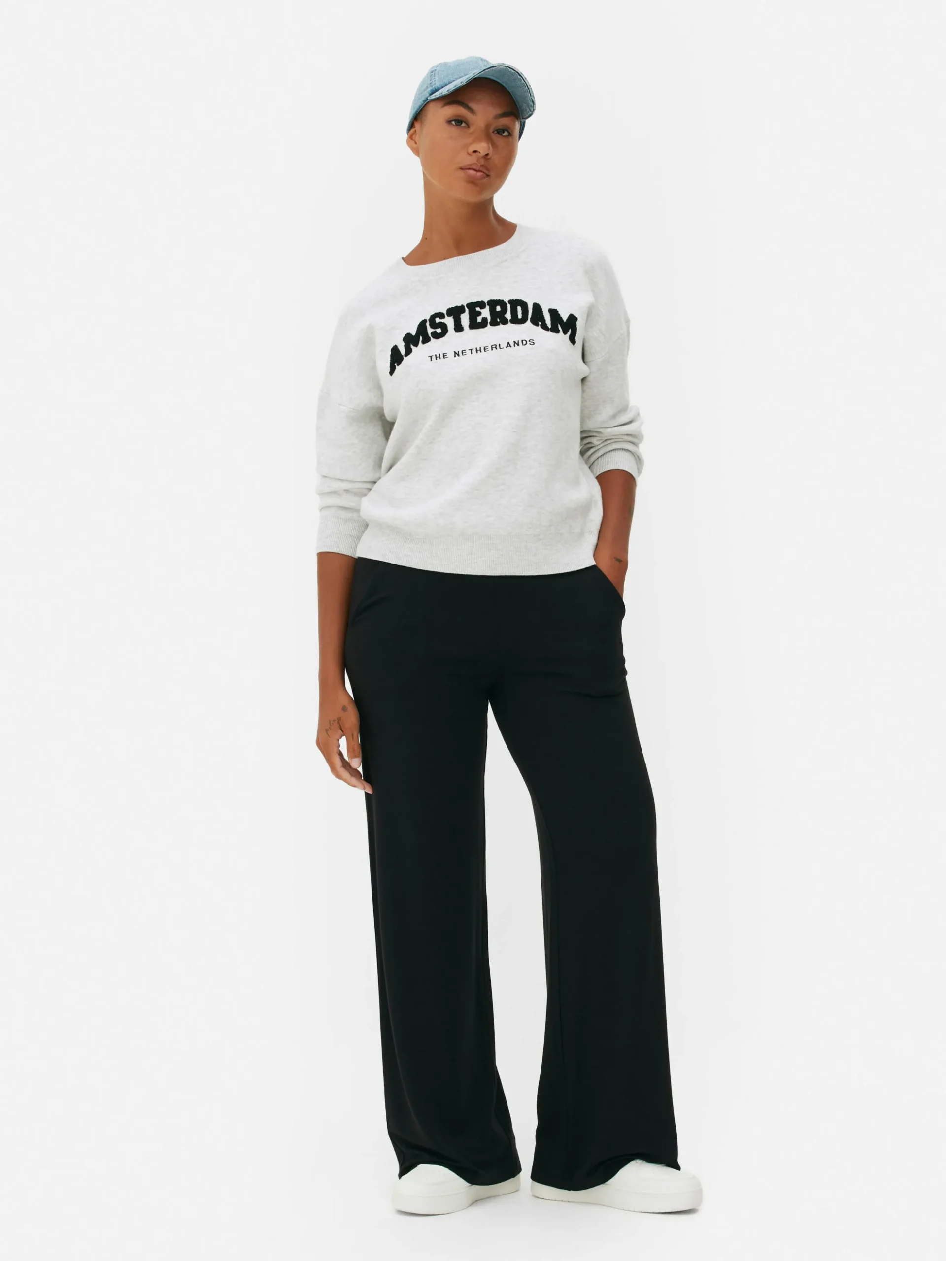 Sweatshirt Met Tekst Op De Voorkant
