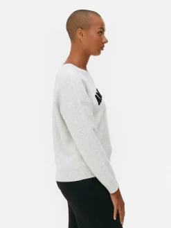 Sweatshirt Met Tekst Op De Voorkant