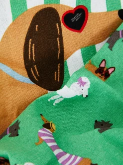 Theedoeken Met Print, Set Van 2