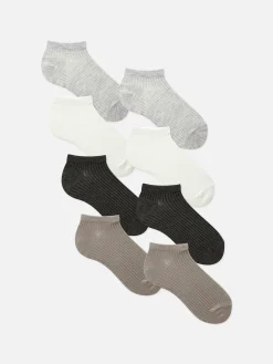 Ton Sur Ton Sneakersokken Van Ribstof, 7 Paar