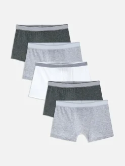 Ton-sur-ton Gemêleerde Boxershorts, Set Van 5