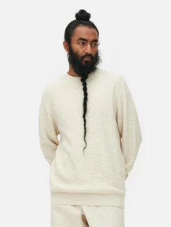 Trui Met Ronde Hals En Basketweavepatroon