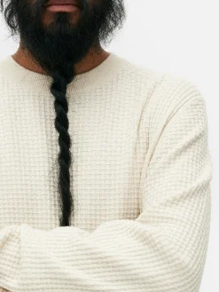 Trui Met Ronde Hals En Basketweavepatroon