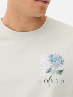 T-shirt Met Bloemenprint