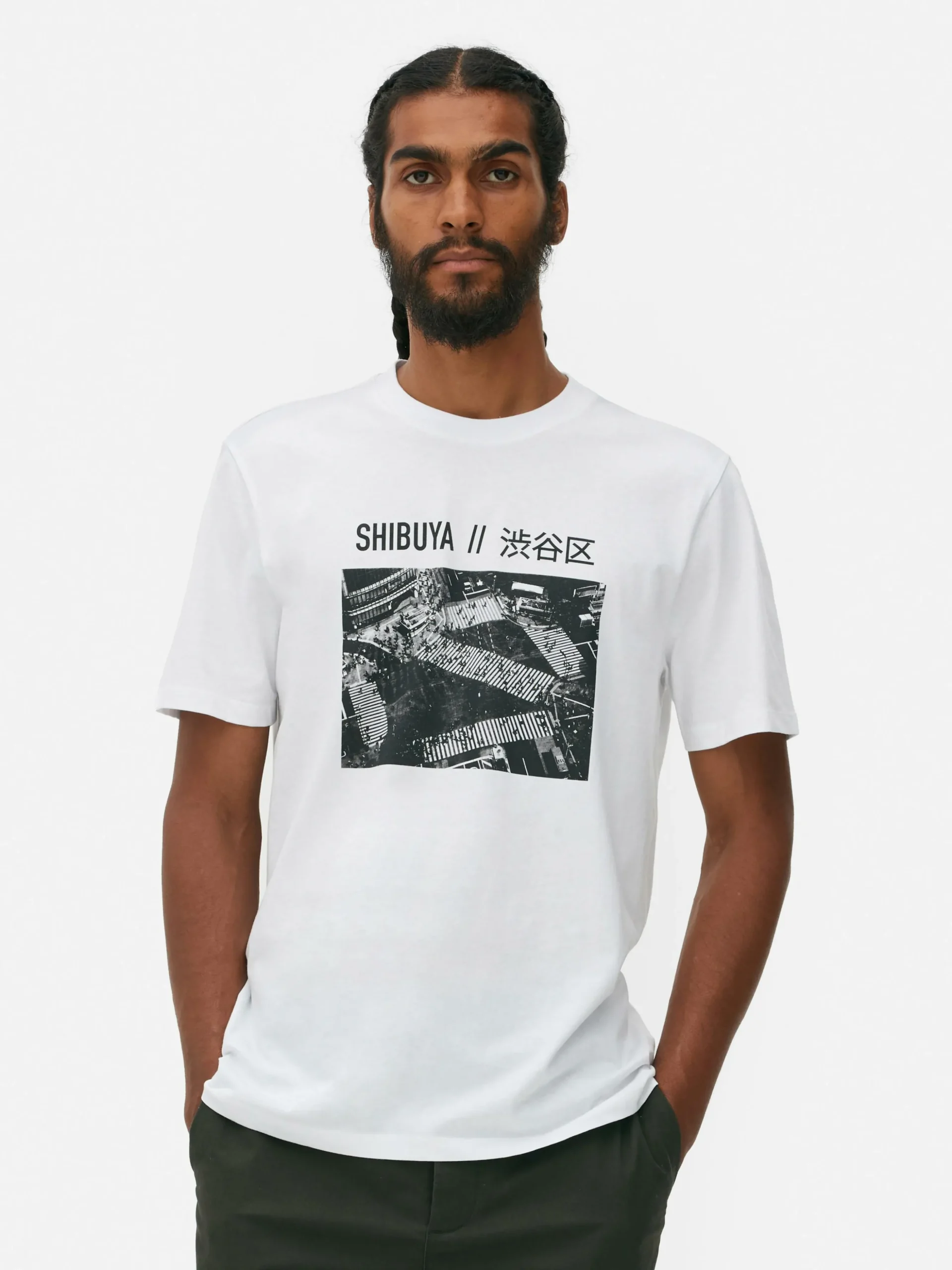 T-shirt Met Foto Van Shibuya Crossing