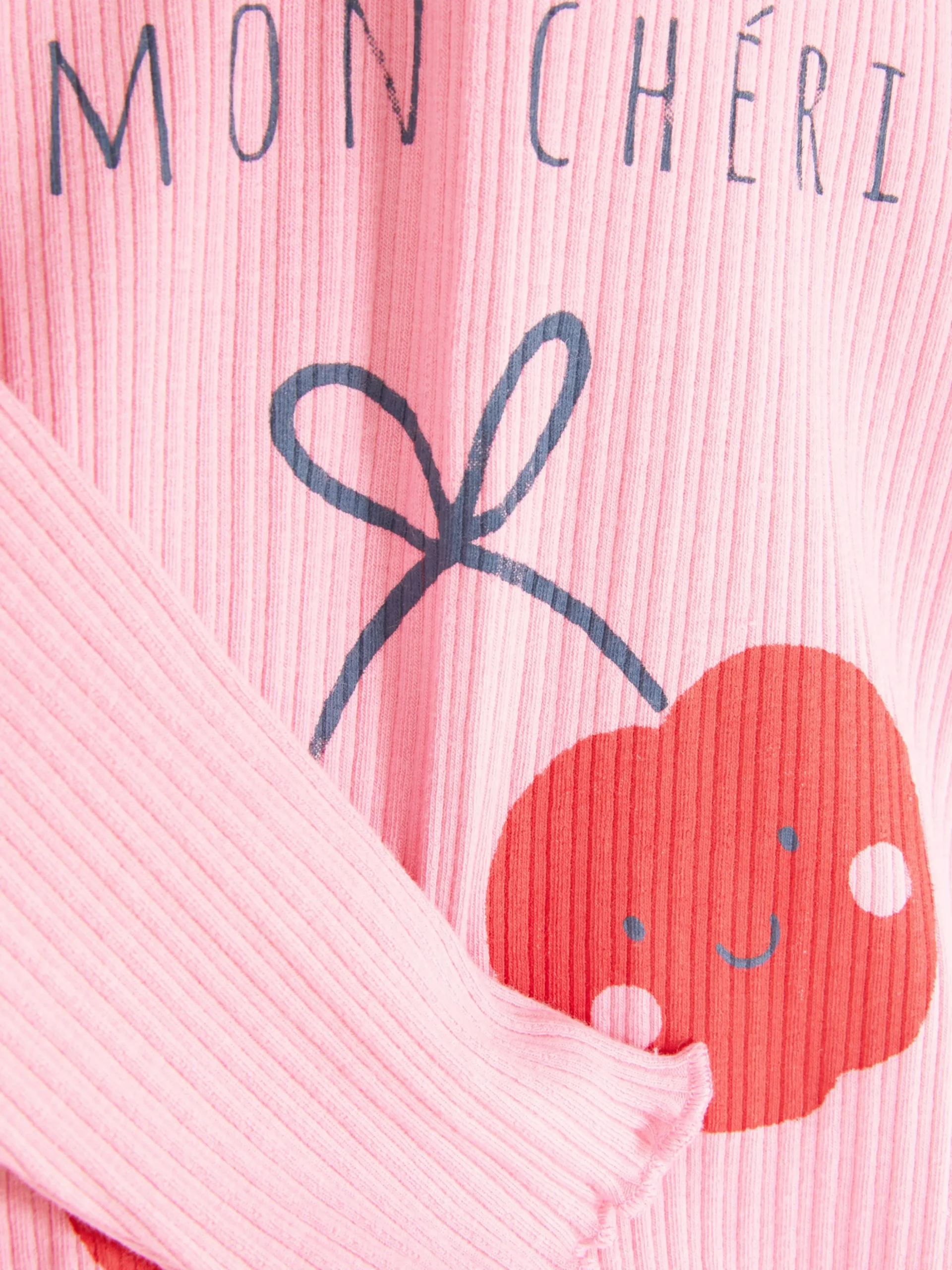 T-shirt Met Geschulpte Zoom En Print