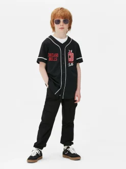 T-shirt Met Knoopsluiting NBA Chicago Bulls