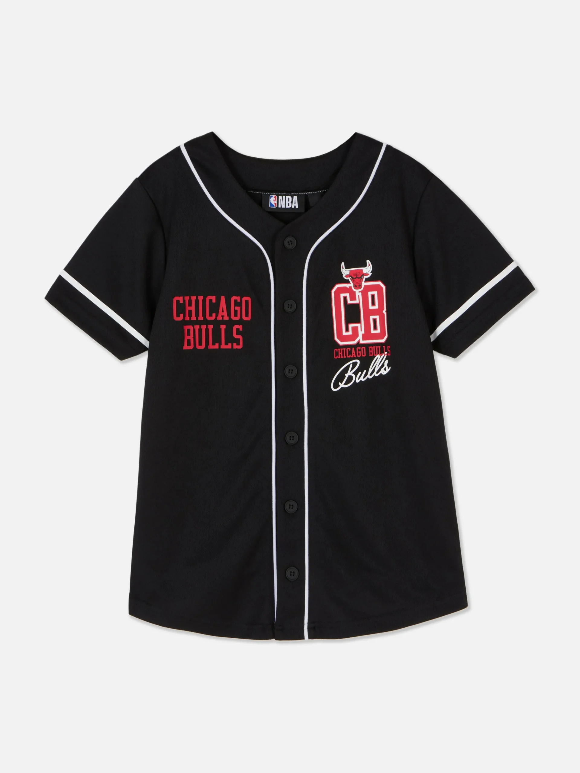 T-shirt Met Knoopsluiting NBA Chicago Bulls